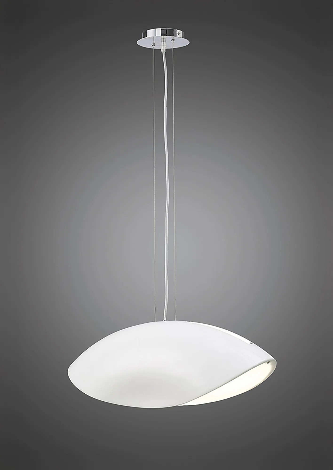 Pasion Gloss White Ceiling Lights Mantra Single Pendant